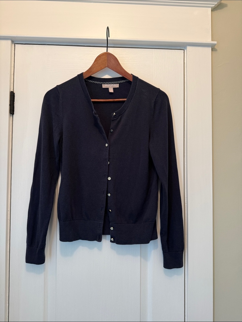 Banana Republic Navy Button-Front Women's Cardigan